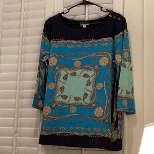 Top, excellent condition, attractive colors and pattern